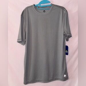 MTA Sport Mend Gray Short Sleeve Tee with Performance Fabric